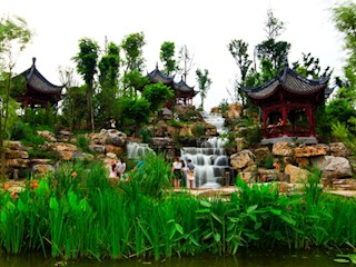 觀音塘濕地公園五疊泉